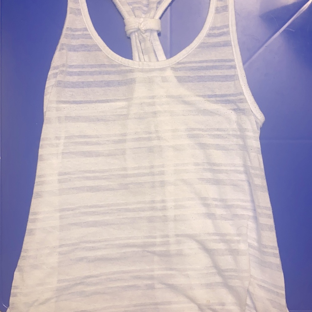 white racerback tank